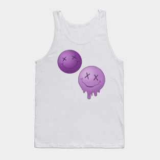 Purple Smiley Tank Top